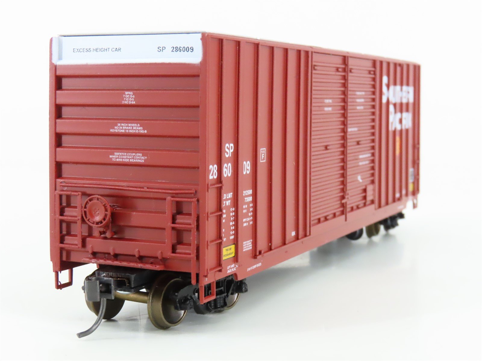 HO Scale LBF 1335 SP Southern Pacific 50' Double Door Hi-Cube Box Car #286009