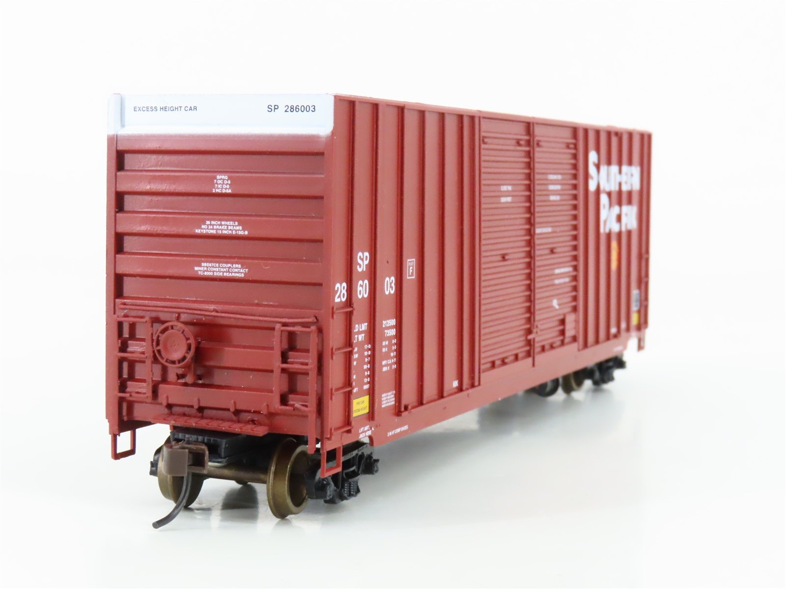 HO Scale LBF 51205 SP Southern Pacific 50' Double Door Hi-Cube Box Car #286003