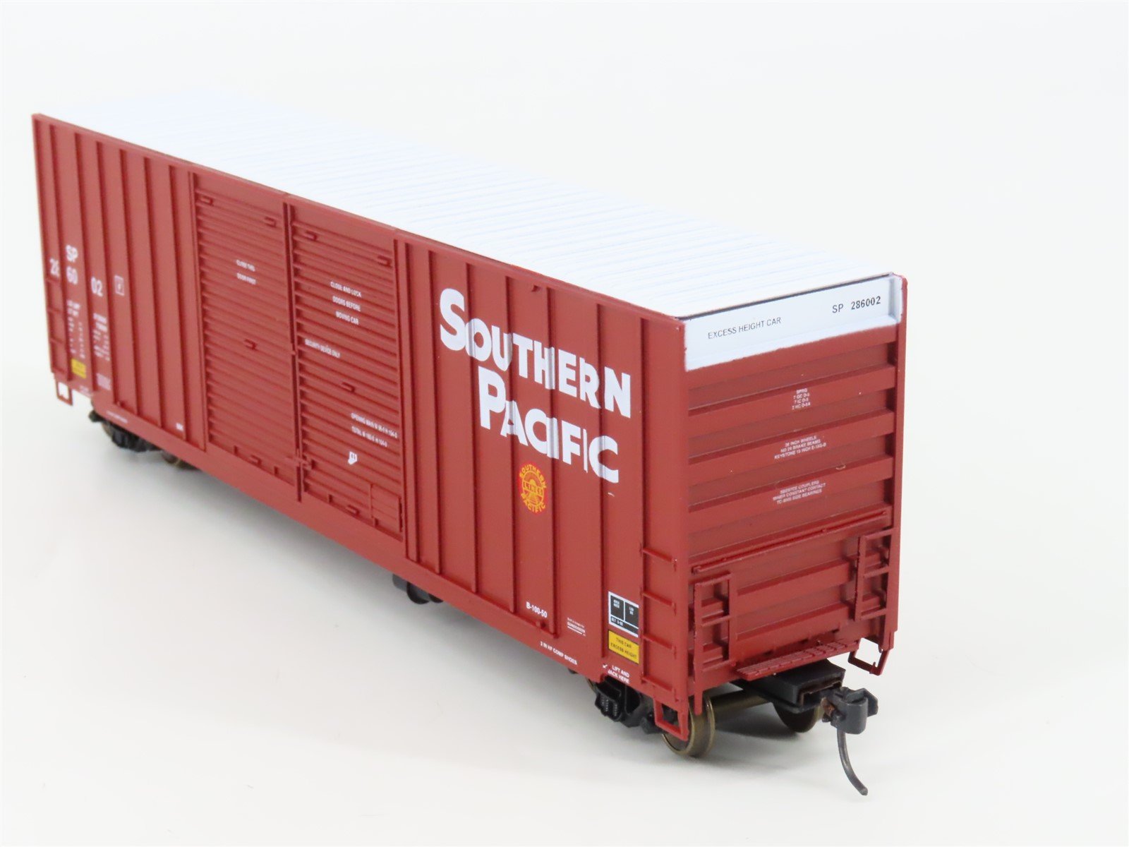 HO Scale LBF 1335 SP Southern Pacific 50' Double Door Hi-Cube Box Car #286002