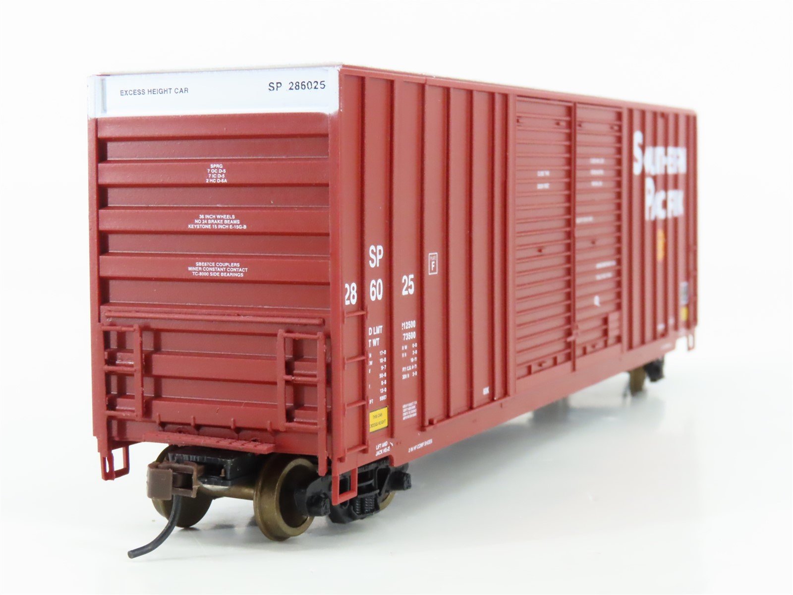 HO Scale LBF 51205 SP Southern Pacific 50' Double Door Hi-Cube Box Car #286025