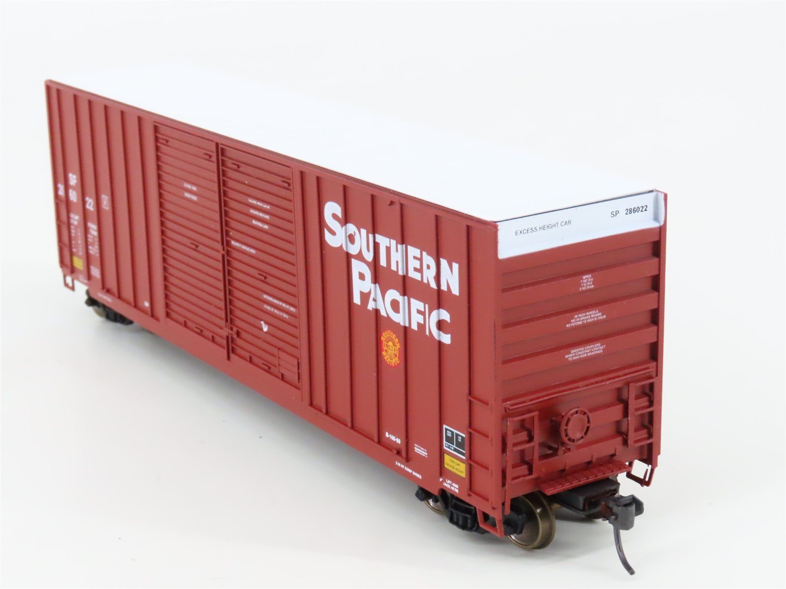 HO Scale LBF 1335 SP Southern Pacific 50' Double Door Hi-Cube Box Car #286022