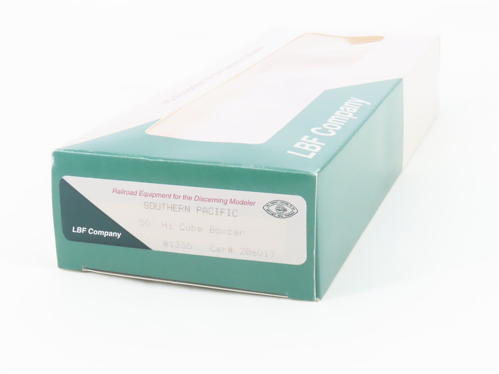 HO Scale LBF 1335 SP Southern Pacific 50' Double Door Hi-Cube Box Car #286017