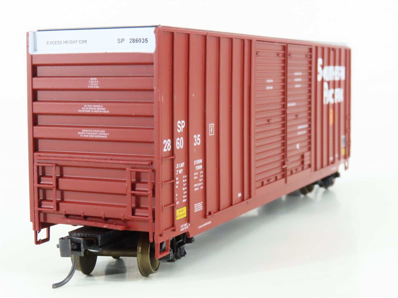 HO Scale LBF 1335 SP Southern Pacific 50' Double Door Hi-Cube Box Car #286035