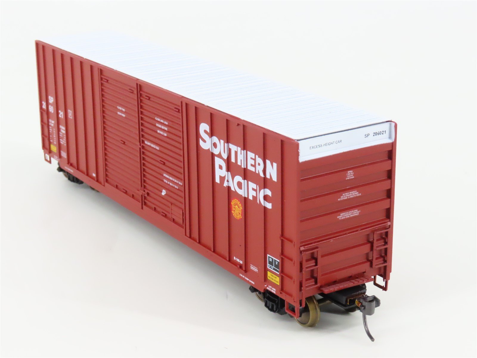 HO Scale LBF 1335 SP Southern Pacific 50' Double Door Hi-Cube Box Car #286021