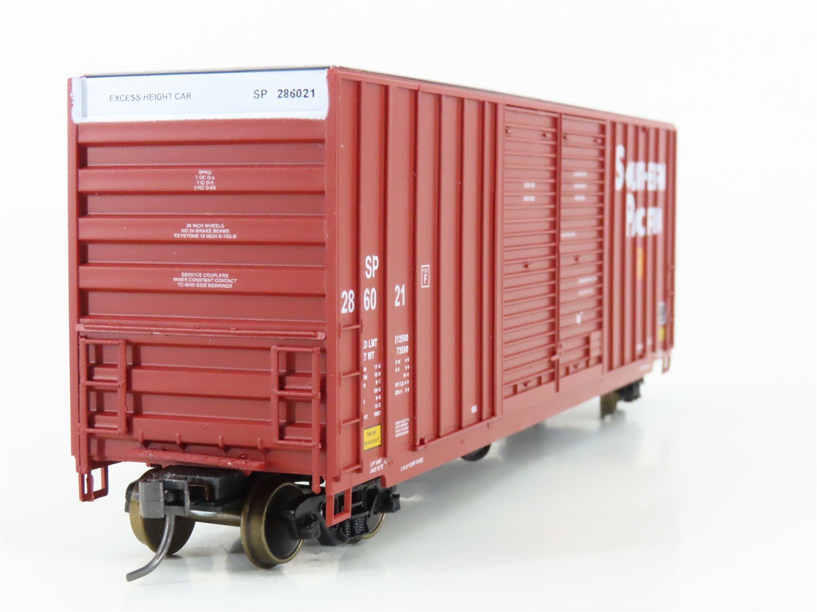 HO Scale LBF 1335 SP Southern Pacific 50' Double Door Hi-Cube Box Car #286021