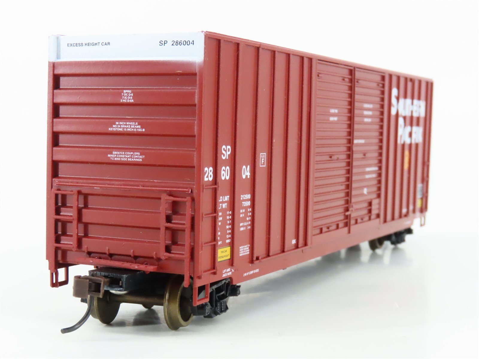 HO Scale LBF 51205 SP Southern Pacific 50' Double Door Hi-Cube Box Car #286004