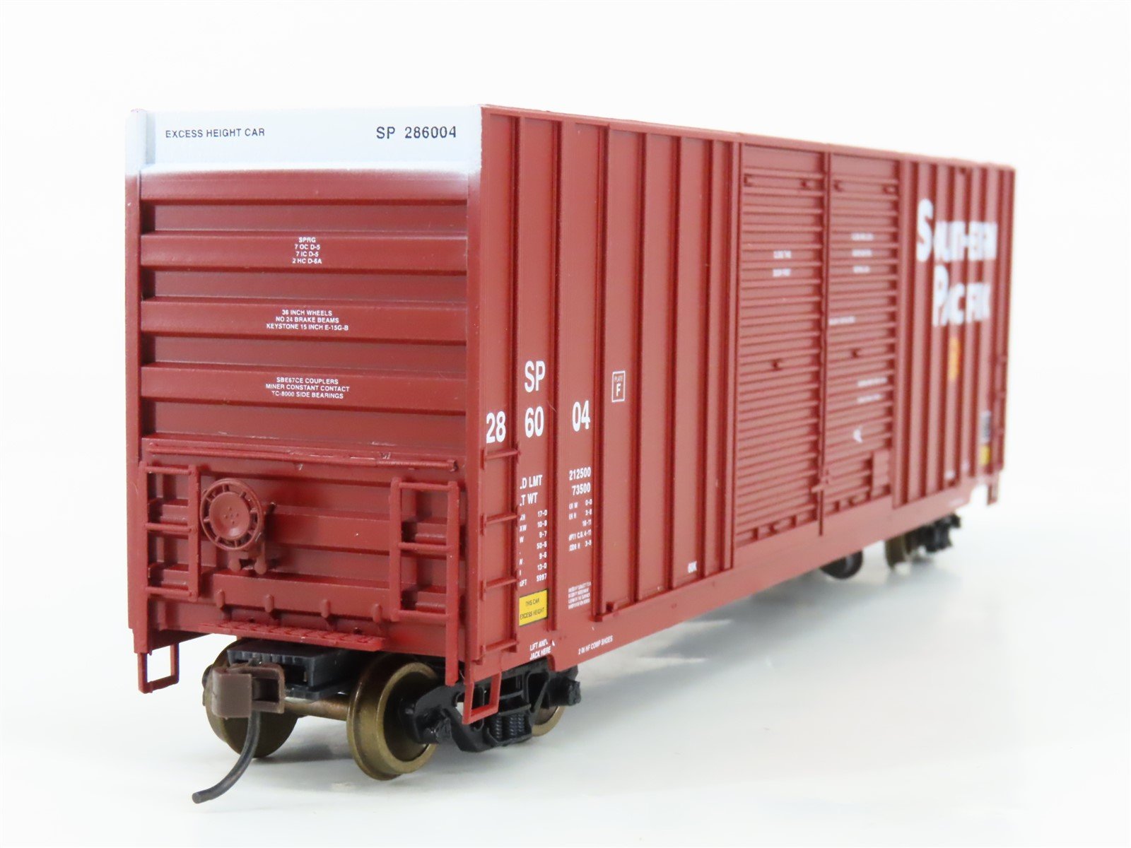HO Scale LBF 51205 SP Southern Pacific 50' Double Door Hi-Cube Box Car #286004