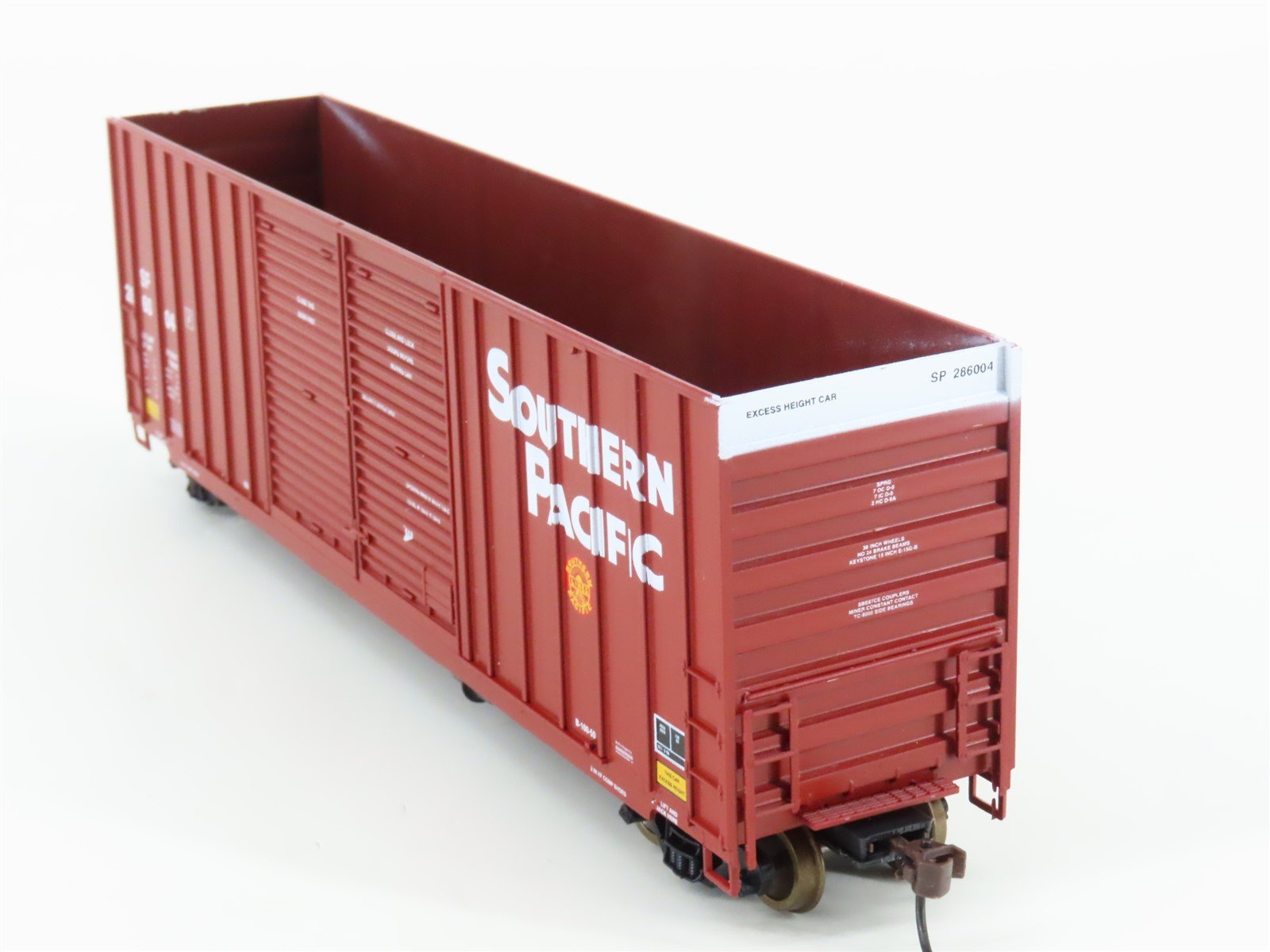 HO Scale LBF 51205 SP Southern Pacific 50' Double Door Hi-Cube Box Car #286004