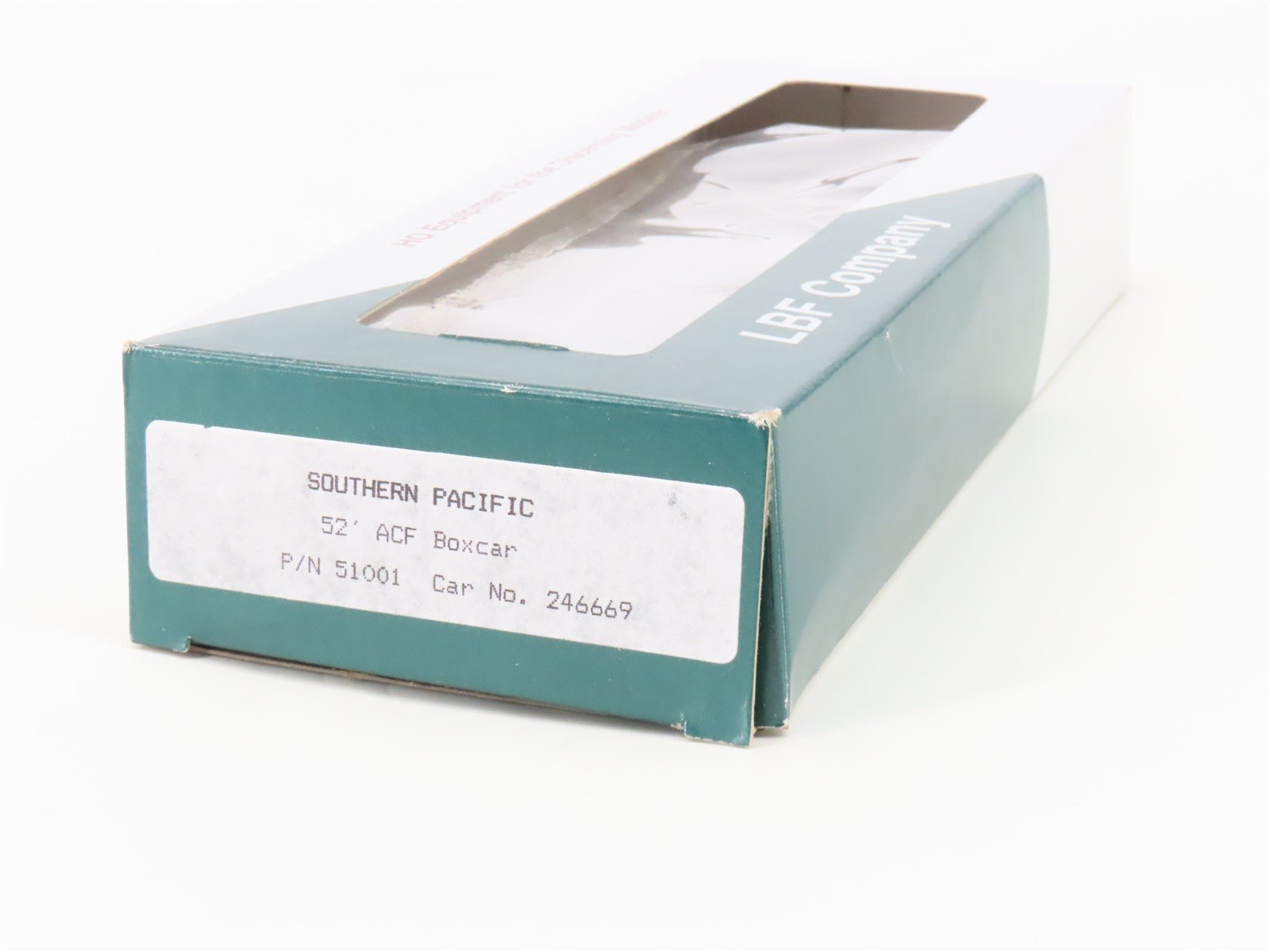 HO Scale LBF 51001 SP Southern Pacific 52' ACF Double Door Box Car #246669