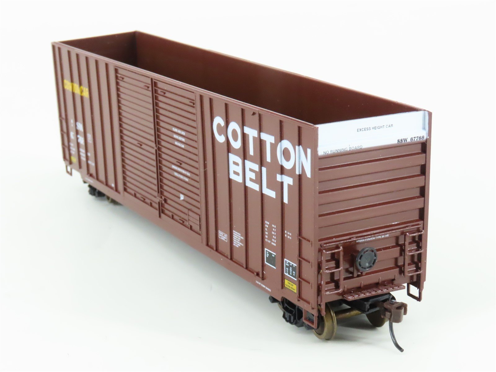 HO Scale LBF 51206 SSW Cotton Belt 50' Double Door Hi-Cube Box Car #67768