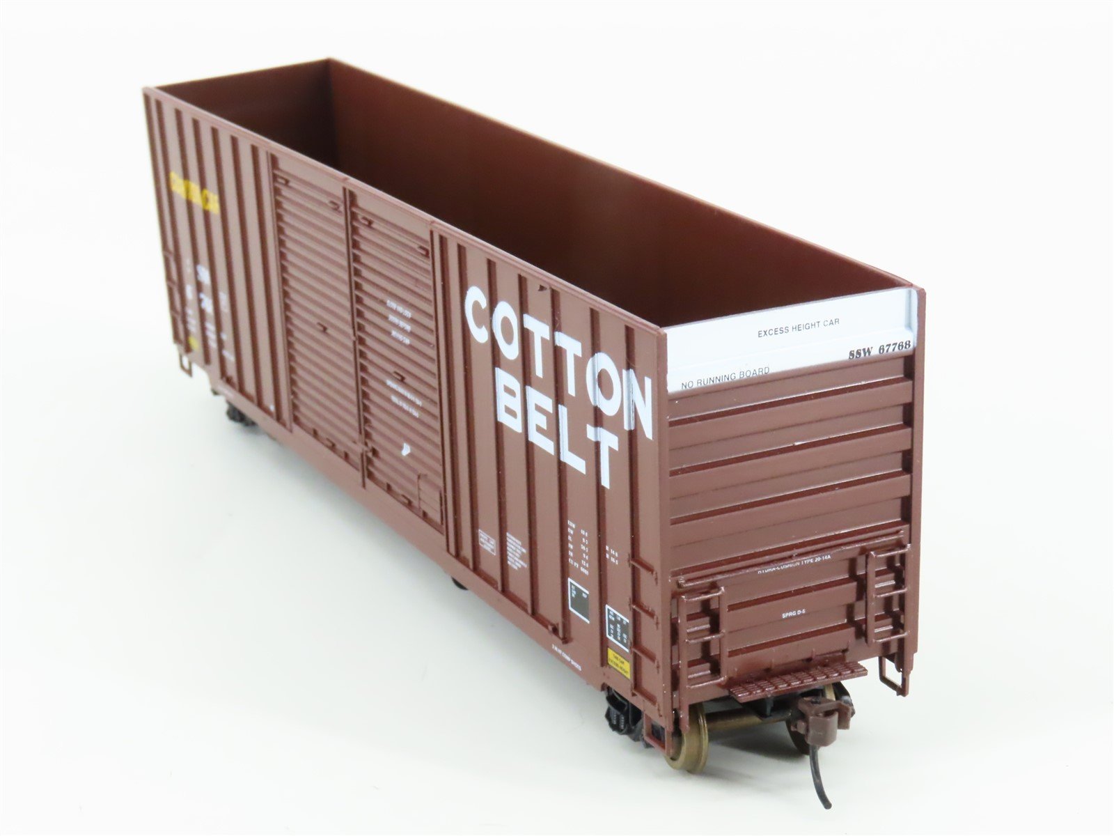 HO Scale LBF 51206 SSW Cotton Belt 50' Double Door Hi-Cube Box Car #67768