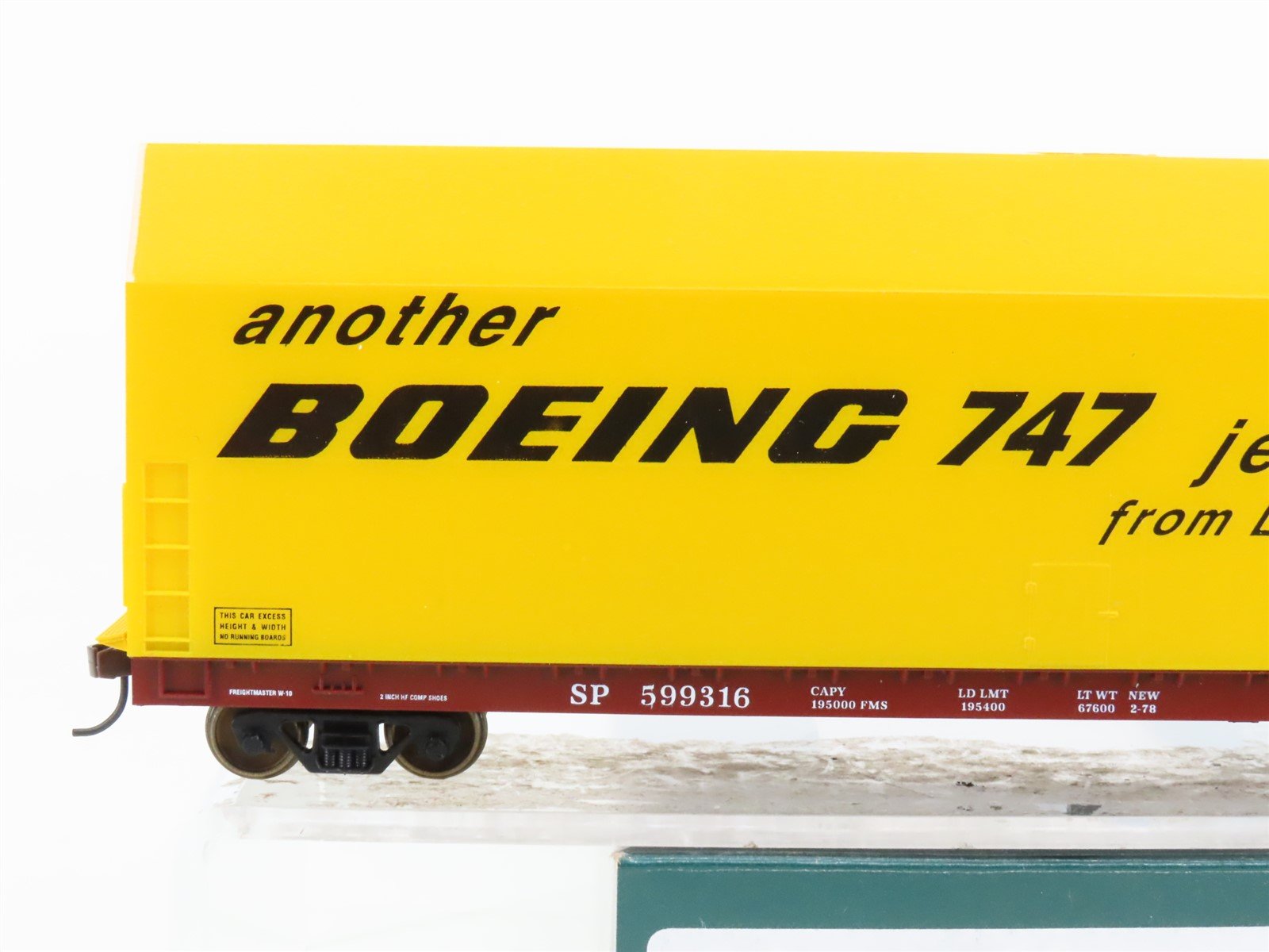 HO Scale LBF 1801-2 SP SP Southern Pacific Boeing Skybox Flat Car #599316