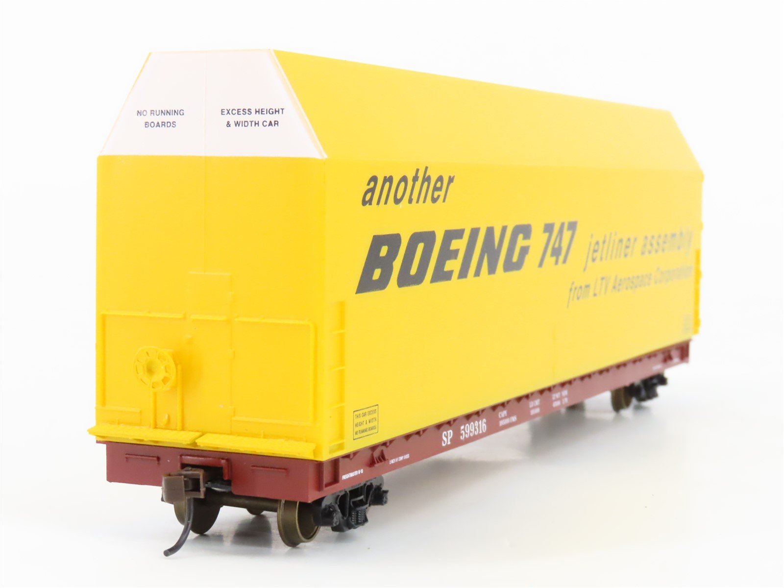 HO Scale LBF 1801-2 SP SP Southern Pacific Boeing Skybox Flat Car #599316