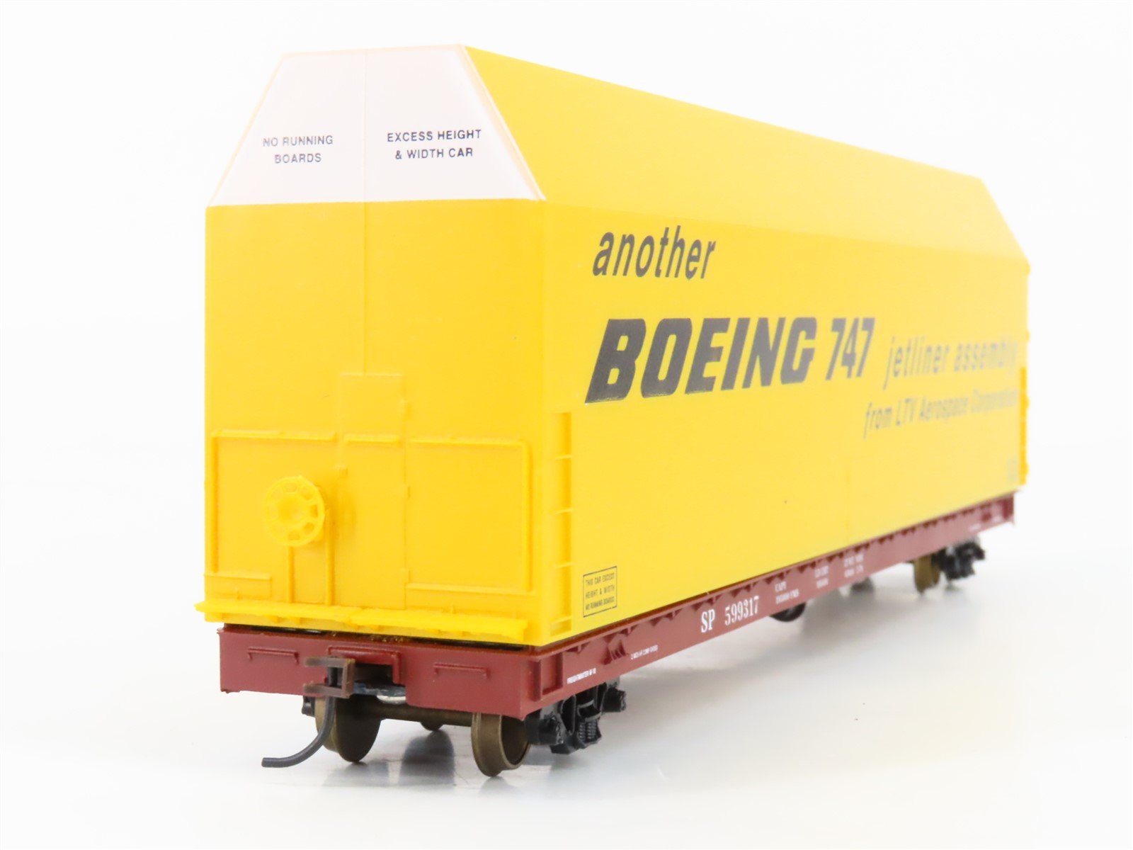 HO Scale LBF 1801-2 SP SP Southern Pacific Boeing Skybox Flat Car #599317