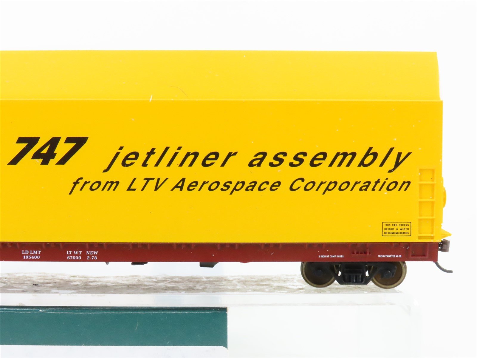 HO Scale LBF 1801-2 SP SP Southern Pacific Boeing Skybox Flat Car #599315