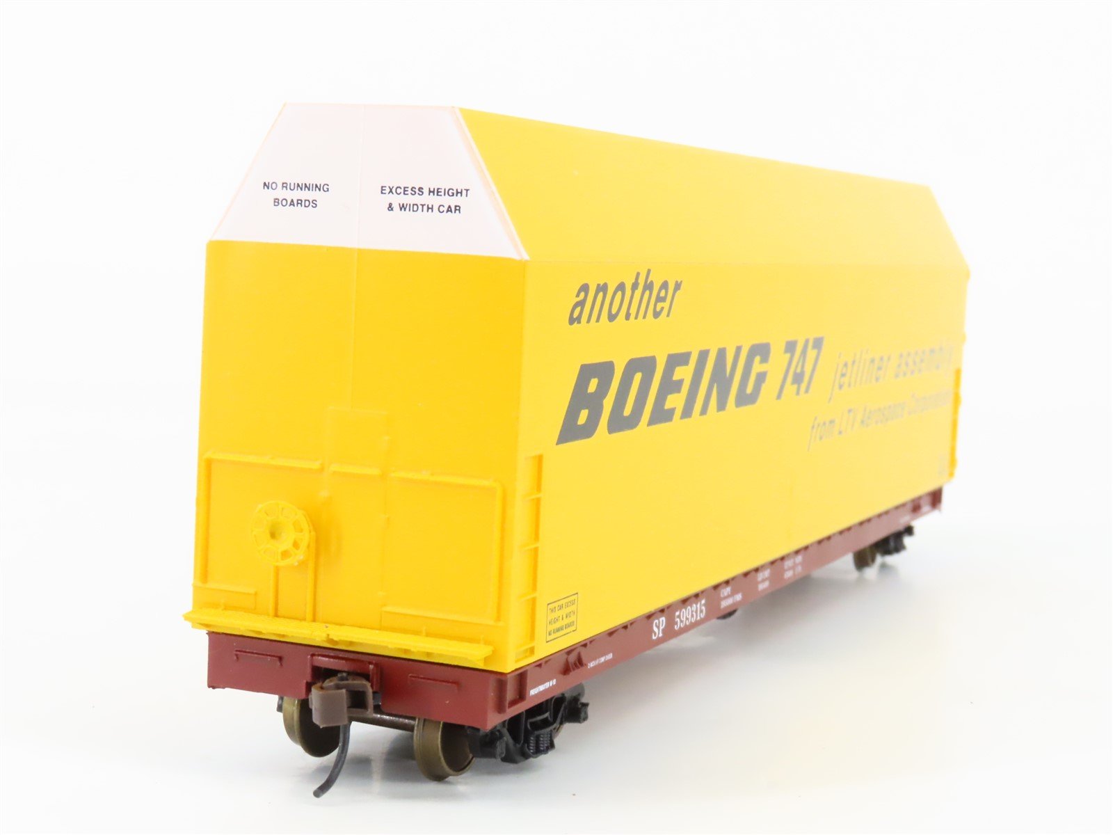 HO Scale LBF 1801-2 SP SP Southern Pacific Boeing Skybox Flat Car #599315