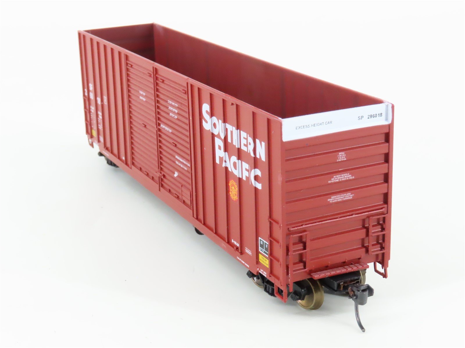 HO Scale LBF 1335 SP Southern Pacific 50' Double Door Hi-Cube Box Car #286018