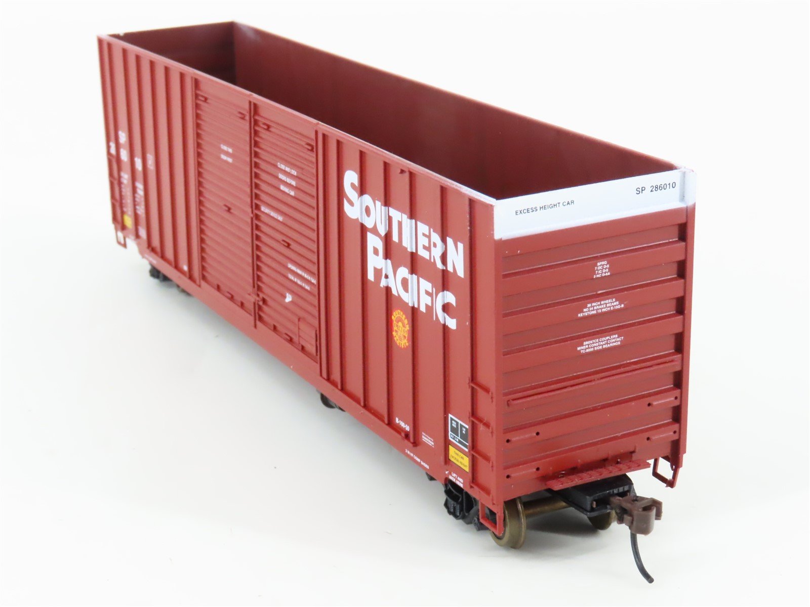 HO Scale LBF 51205 SP Southern Pacific 50' Double Door Hi-Cube Box Car #286010