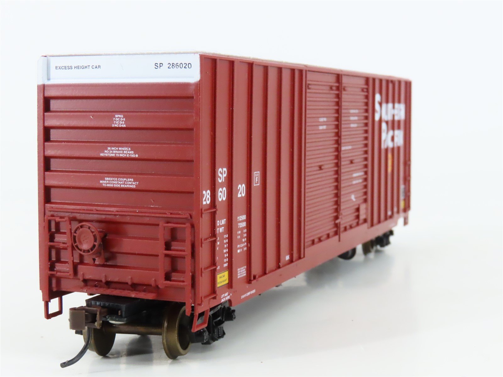 HO Scale LBF 51205 SP Southern Pacific 50' Double Door Hi-Cube Box Car #286020