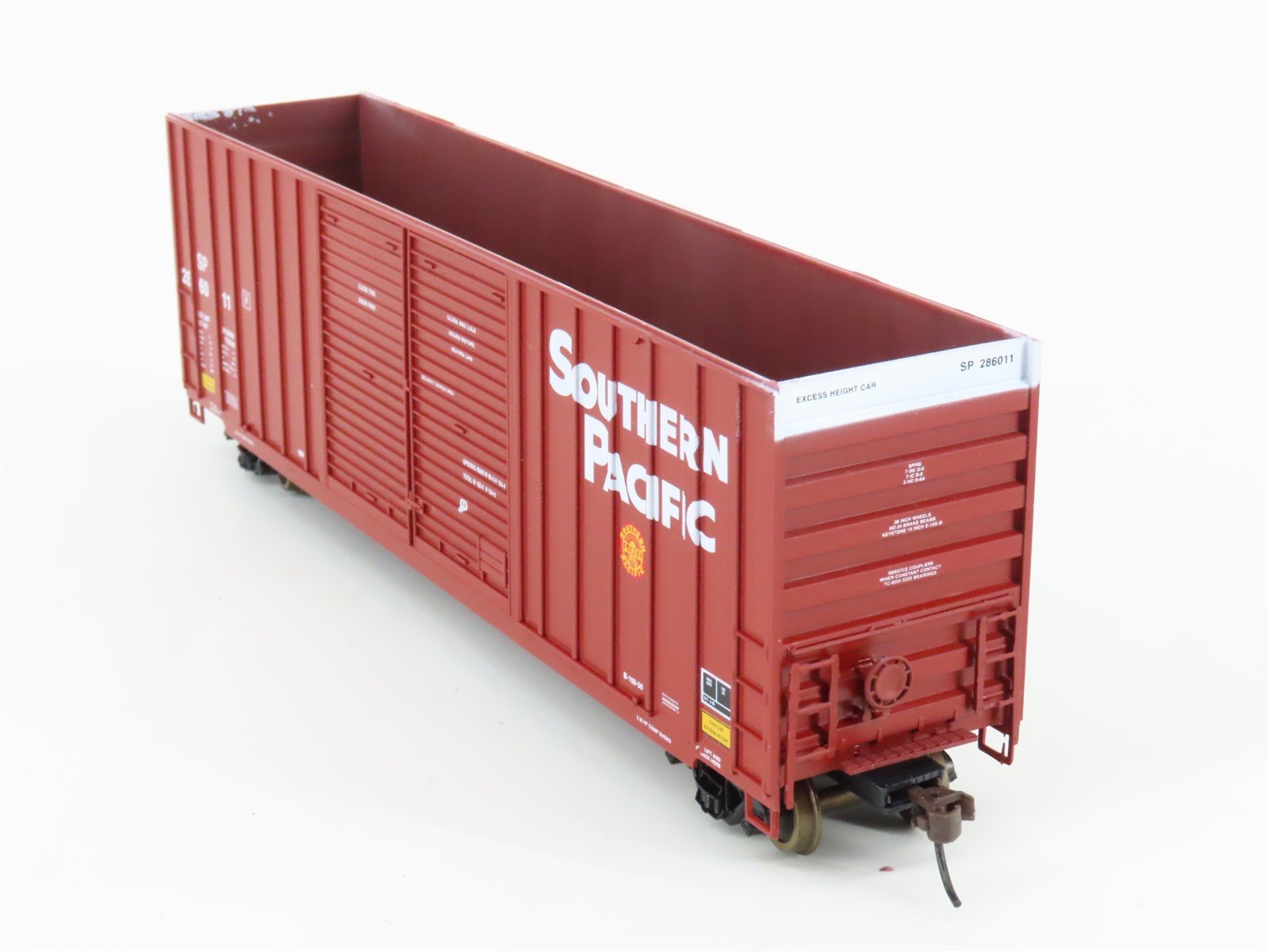 HO Scale LBF 51205 SP Southern Pacific 50' Double Door Hi-Cube Box Car #286011