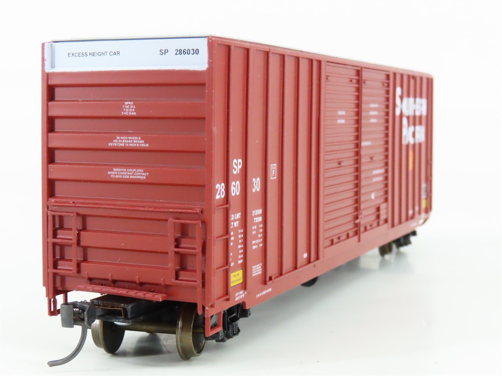 HO Scale LBF 1335 SP Southern Pacific 50' Double Door Hi-Cube Box Car #286030