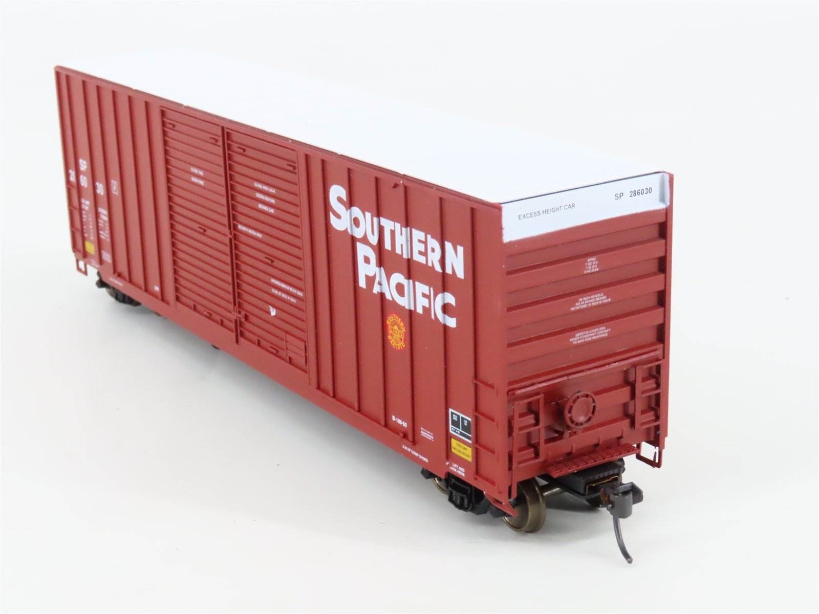 HO Scale LBF 1335 SP Southern Pacific 50' Double Door Hi-Cube Box Car #286030