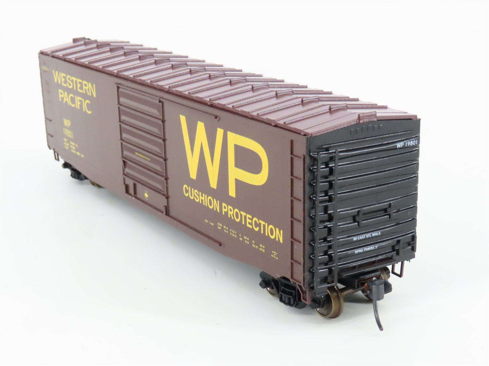 HO Scale LBF 1161 WP Western Pacific 50' PS-1 Single Door Box Car #19801