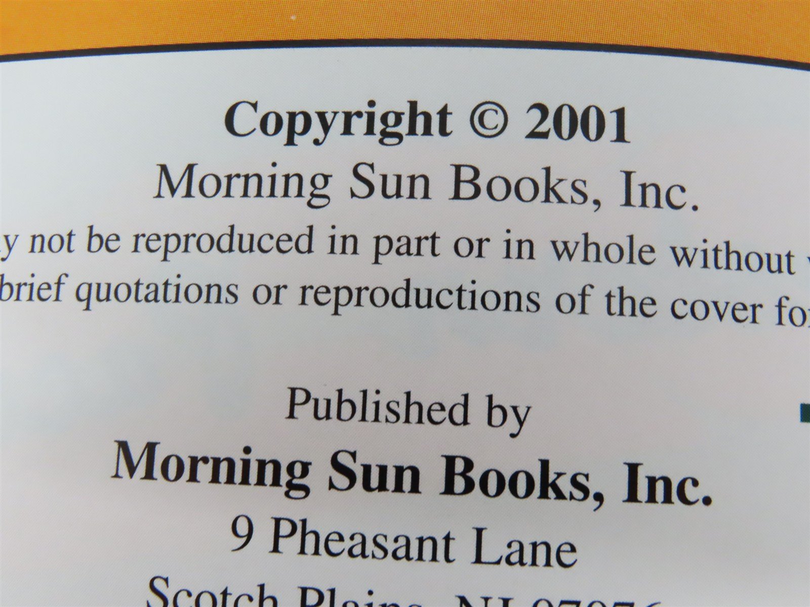 Morning Sun: Western Pacific Color Guide to Freight & Passenger Equipment ©2001