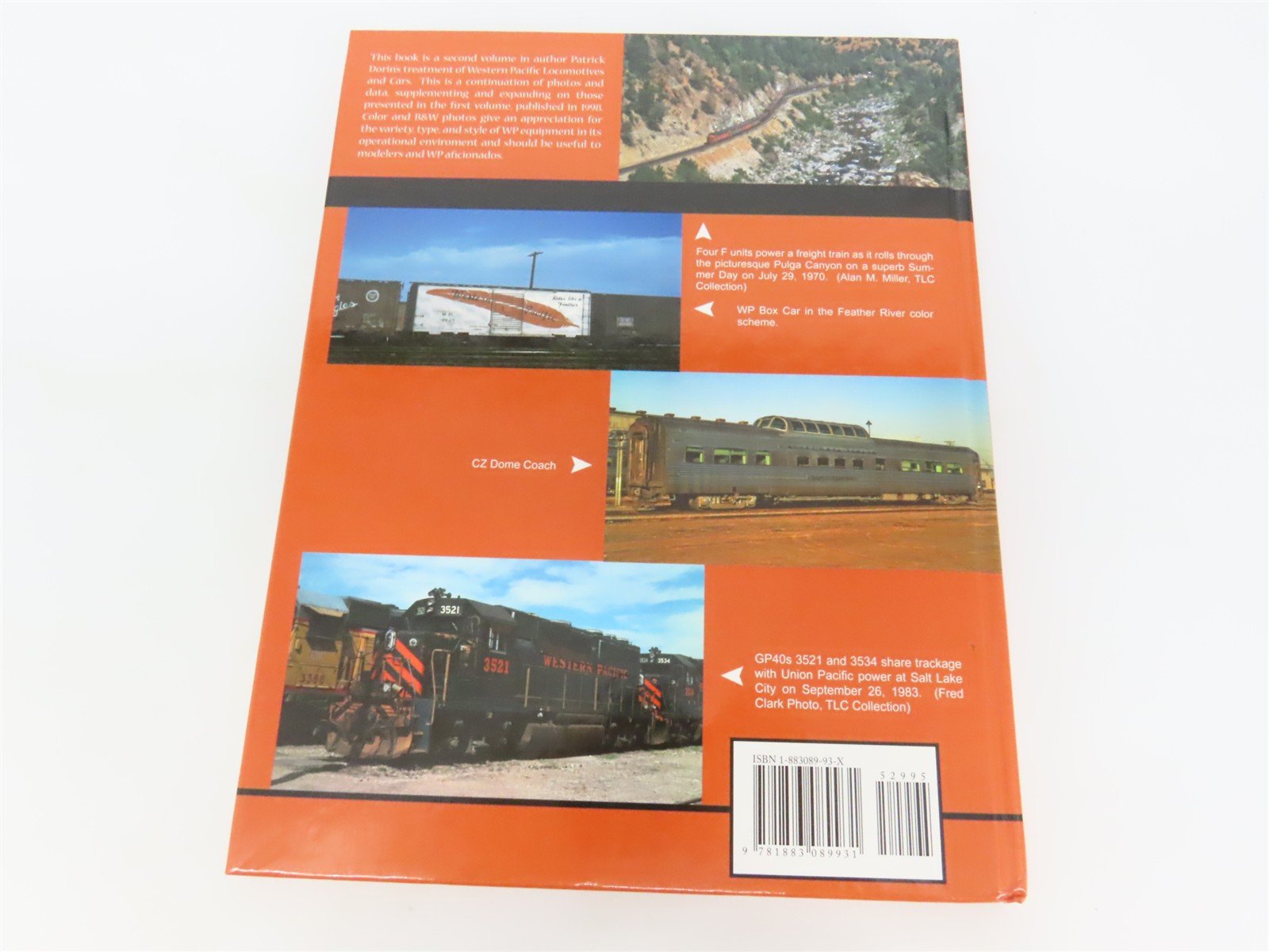 Western Pacific Locomotives & Cars Vol. 2 by Patrick C. Dorin ©2006 HC book