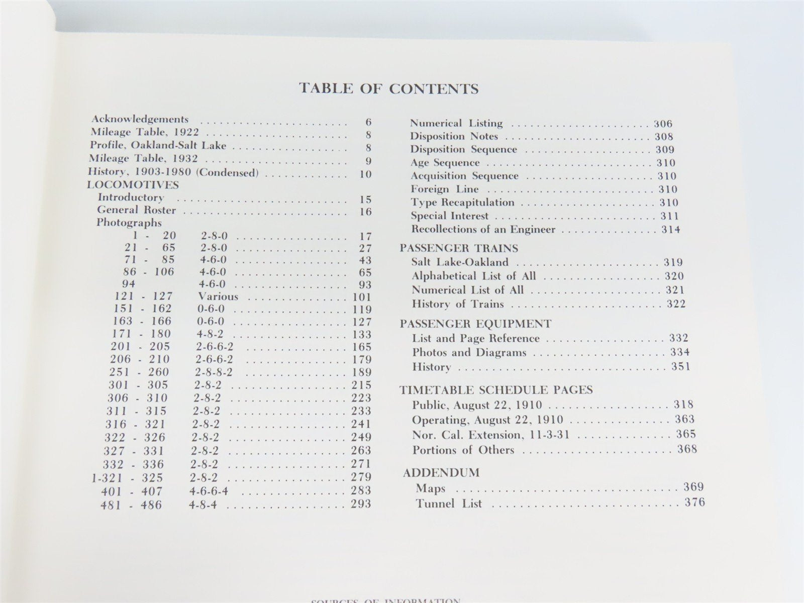 Western Pacific Steam Locomotives, Passenger Trains & Cars by Dunscomb ©1988