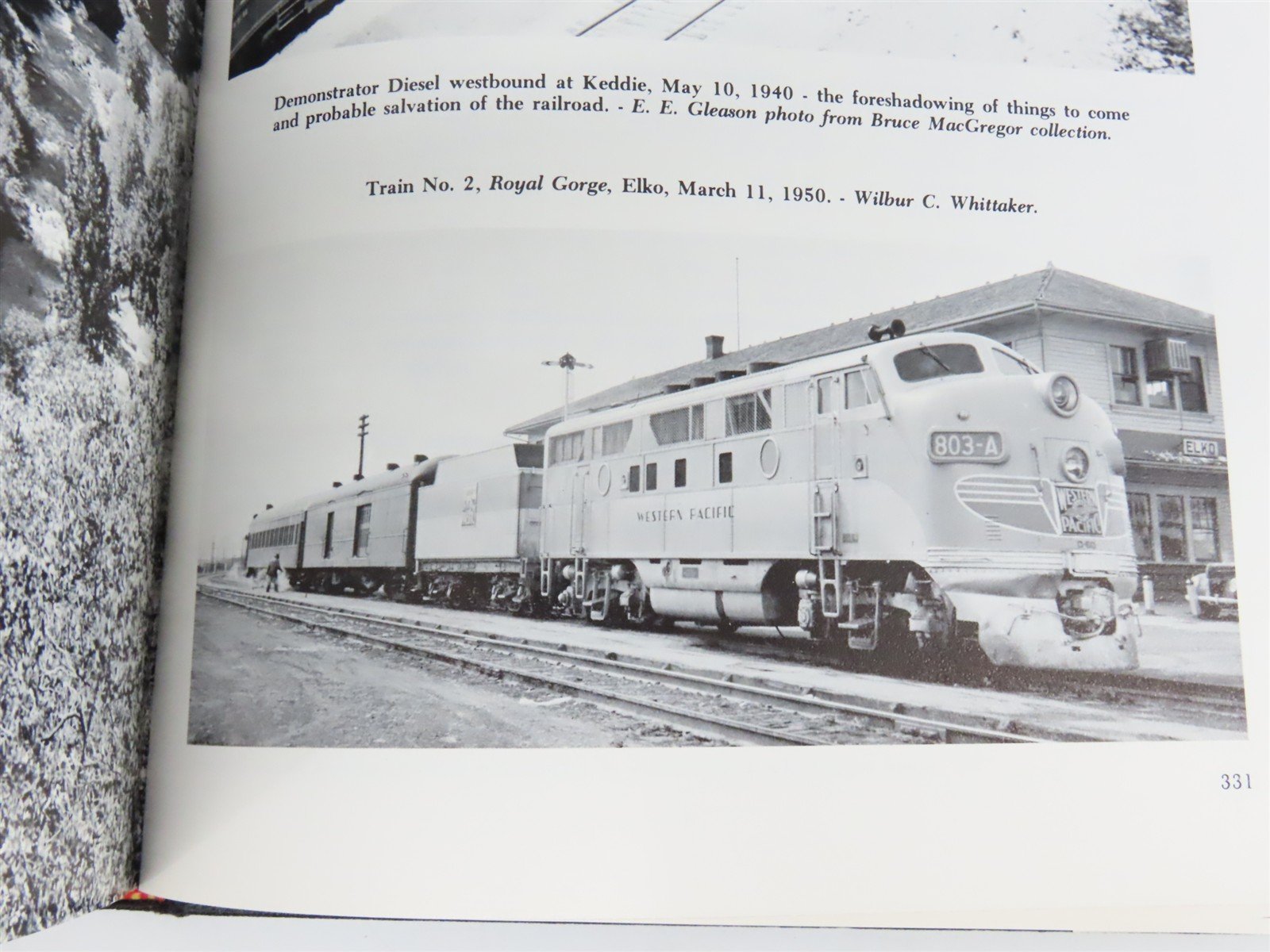 Western Pacific Steam Locomotives, Passenger Trains & Cars by Dunscomb ©1988