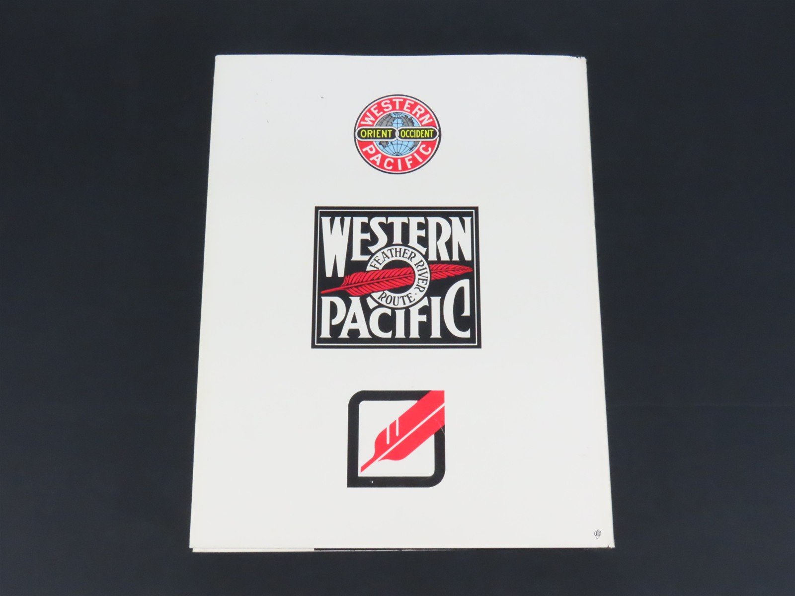 Western Pacific Steam Locomotives, Passenger Trains & Cars by Dunscomb ©1988
