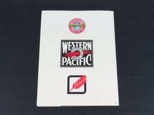 Western Pacific Steam Locomotives, Passenger Trains & Cars by Dunscomb ©1988