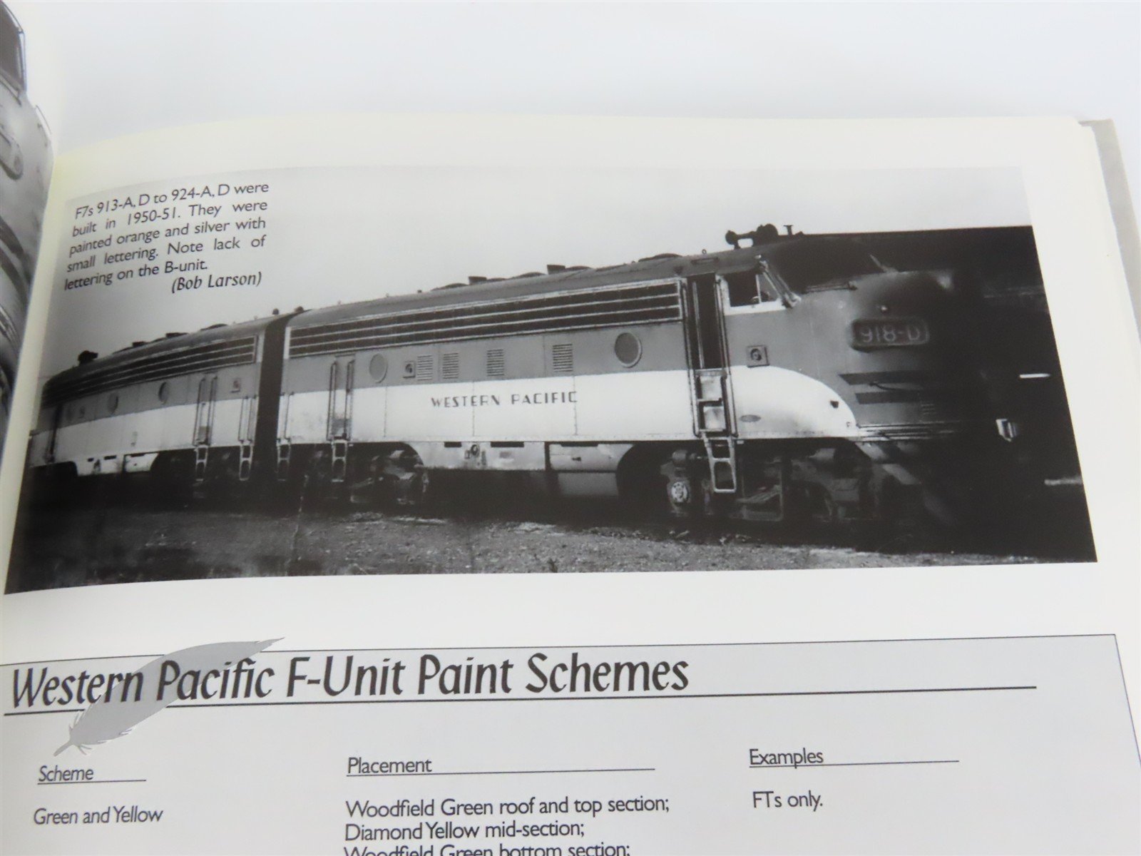Western Pacific Locomotives & Cars by Patrick C. Dorin ©1998 HC Book
