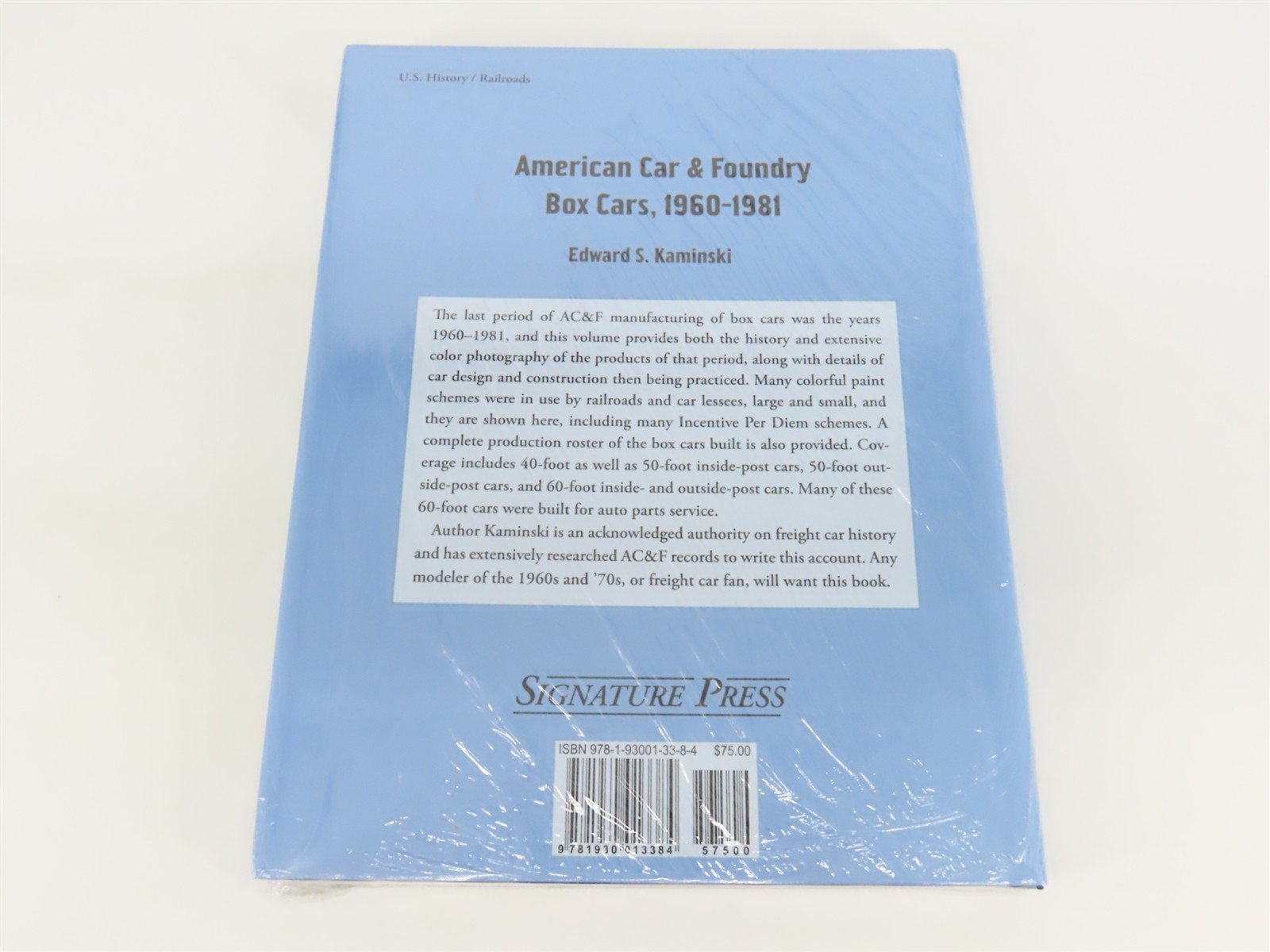American Car & Foundry Box Cars, 1960-1981 by Edward S. Kaminski ©2015 - SEALED