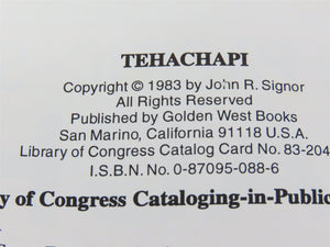 Southern Pacific-Santa Fe Tehachapi by John R. Signor ©2004 HC Book