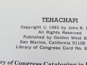 Southern Pacific-Santa Fe Tehachapi by John R. Signor ©1986 HC Book