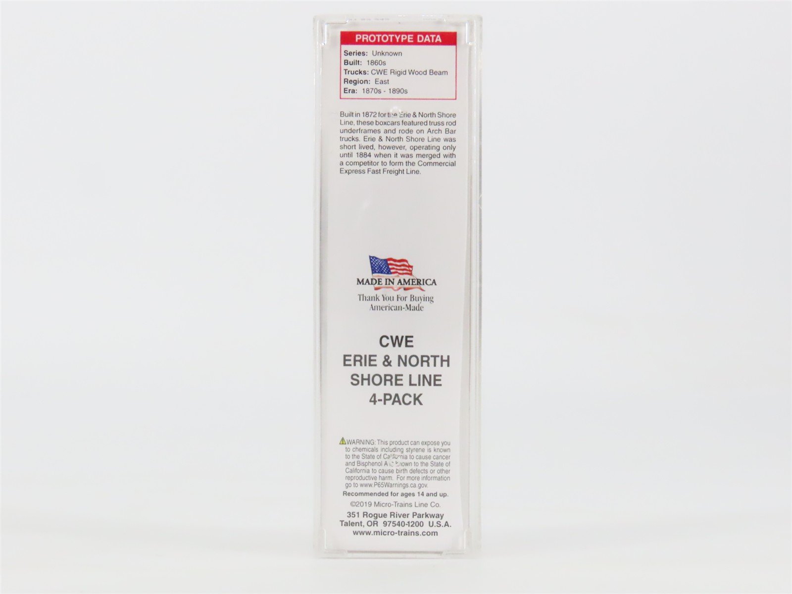 N Micro-Trains MTL 15152242 ENSL Erie & North Shore Line 26' Box Car #21179