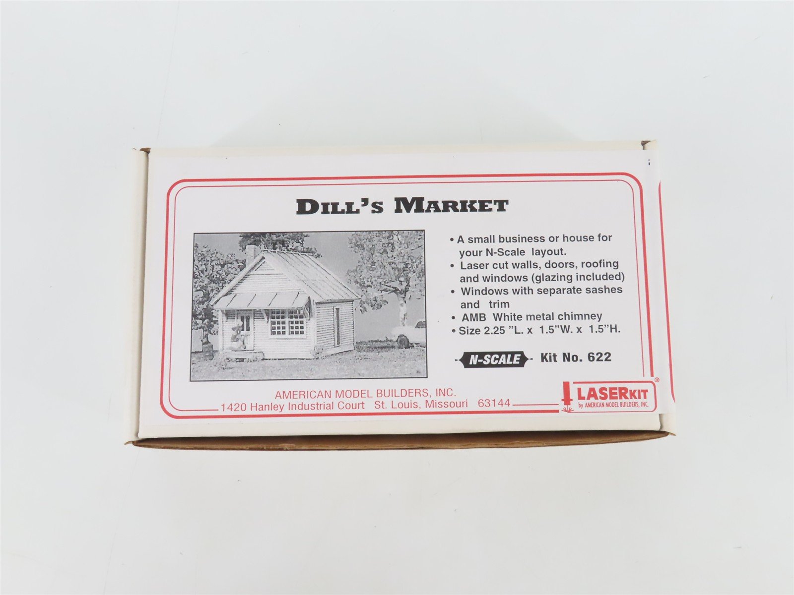 N 1/160 Scale American Model Builders LaserKit #622 Dill's Market - SEALED