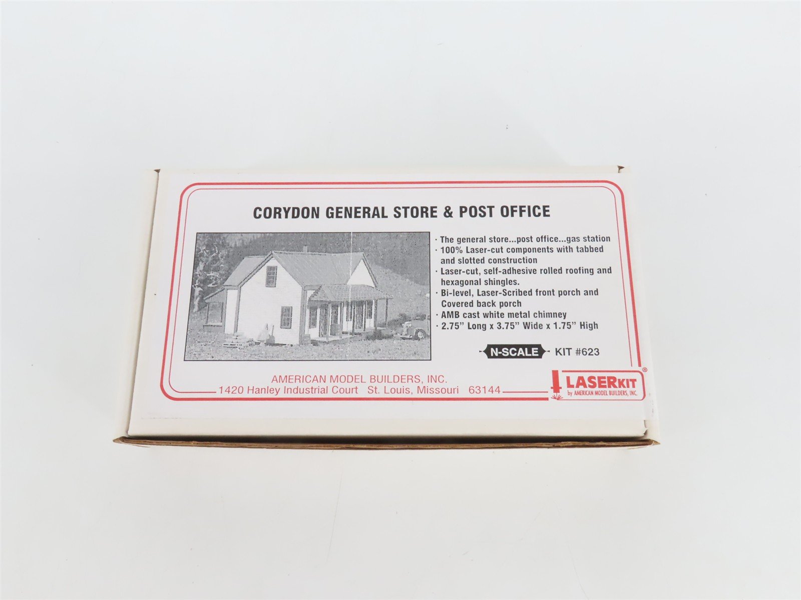 N 1/160 Scale AMB LaserKit #623 Corydon General Store & Post Office - SEALED
