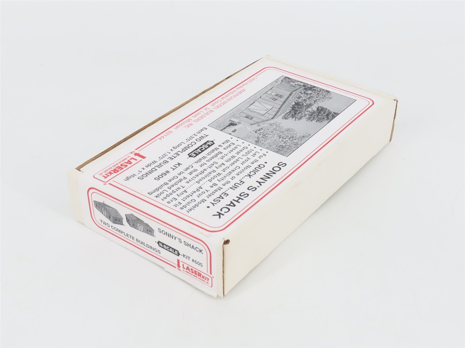 N 1/160 Scale American Model Builders LaserKit #605 Sonny's Shack - SEALED