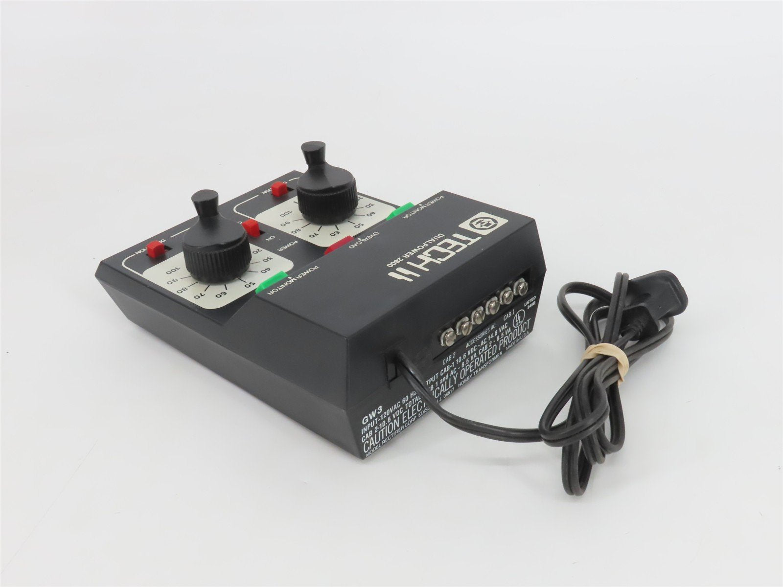 MRC Tech II Dualpower 2800 10.6V DC Hobby Transformer/Controller