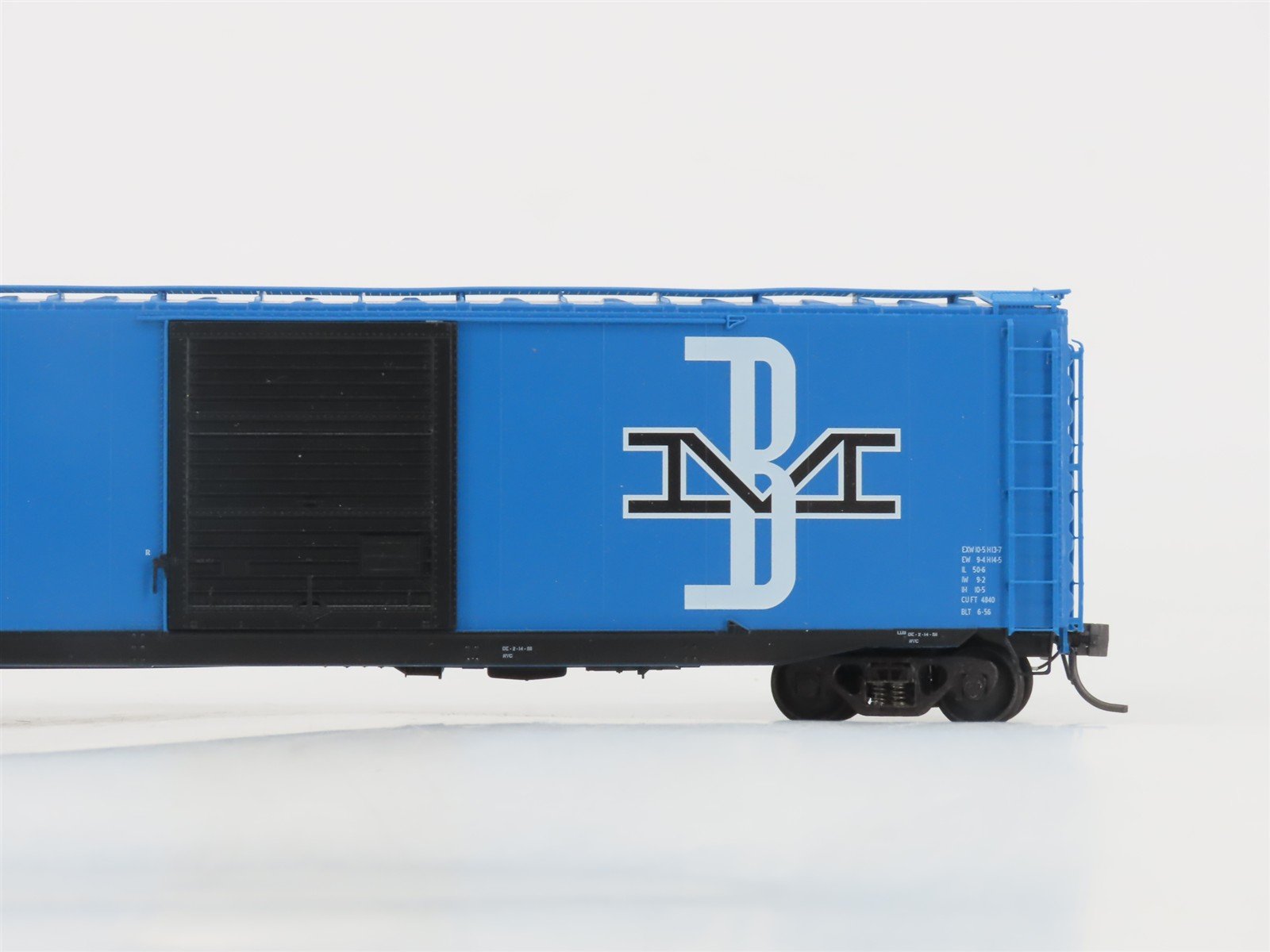 HO Scale Kadee 6009 B&M Boston & Maine 50' PS-1 Single Door Box Car #77318