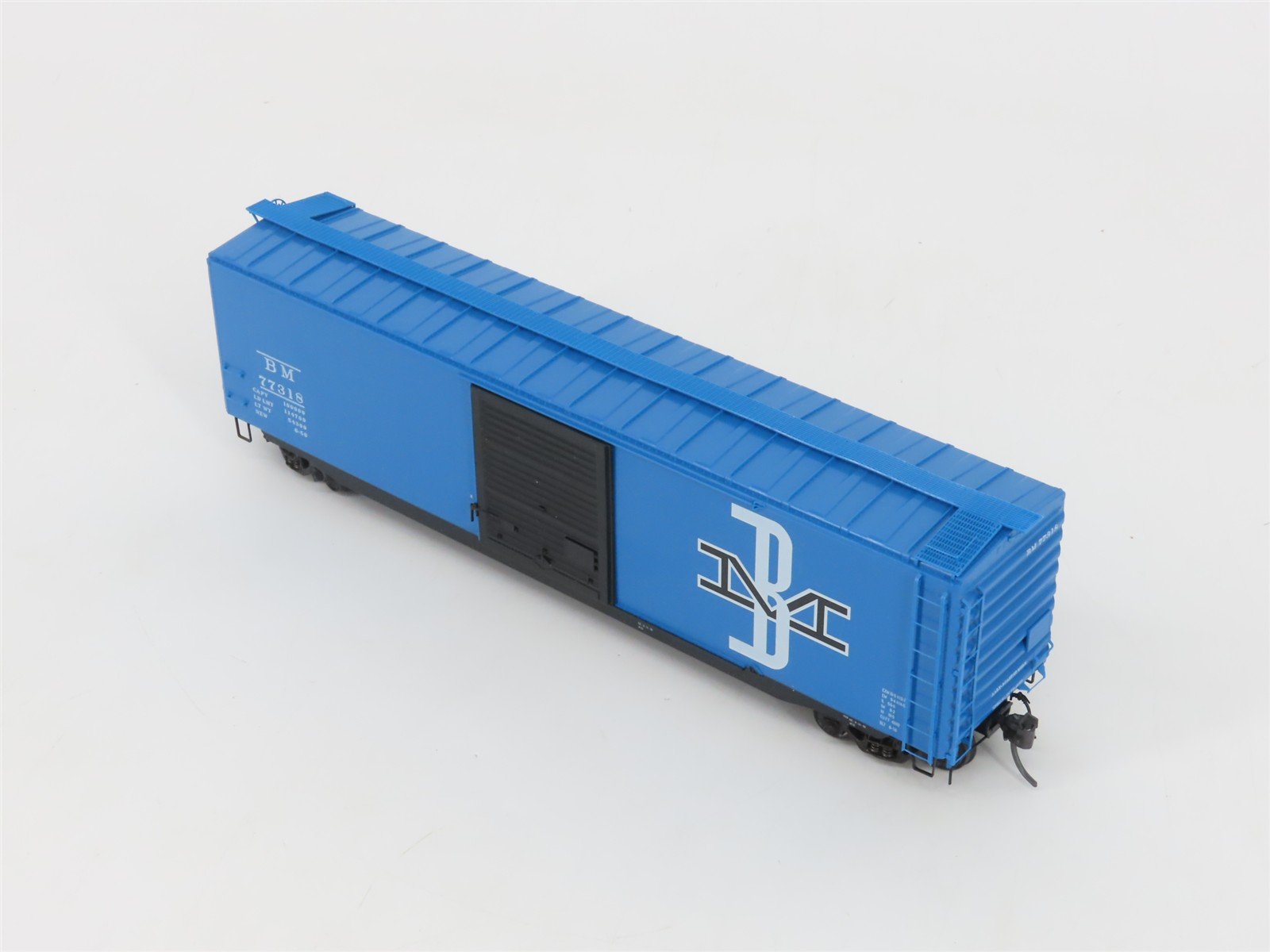HO Scale Kadee 6009 B&M Boston & Maine 50' PS-1 Single Door Box Car #77318