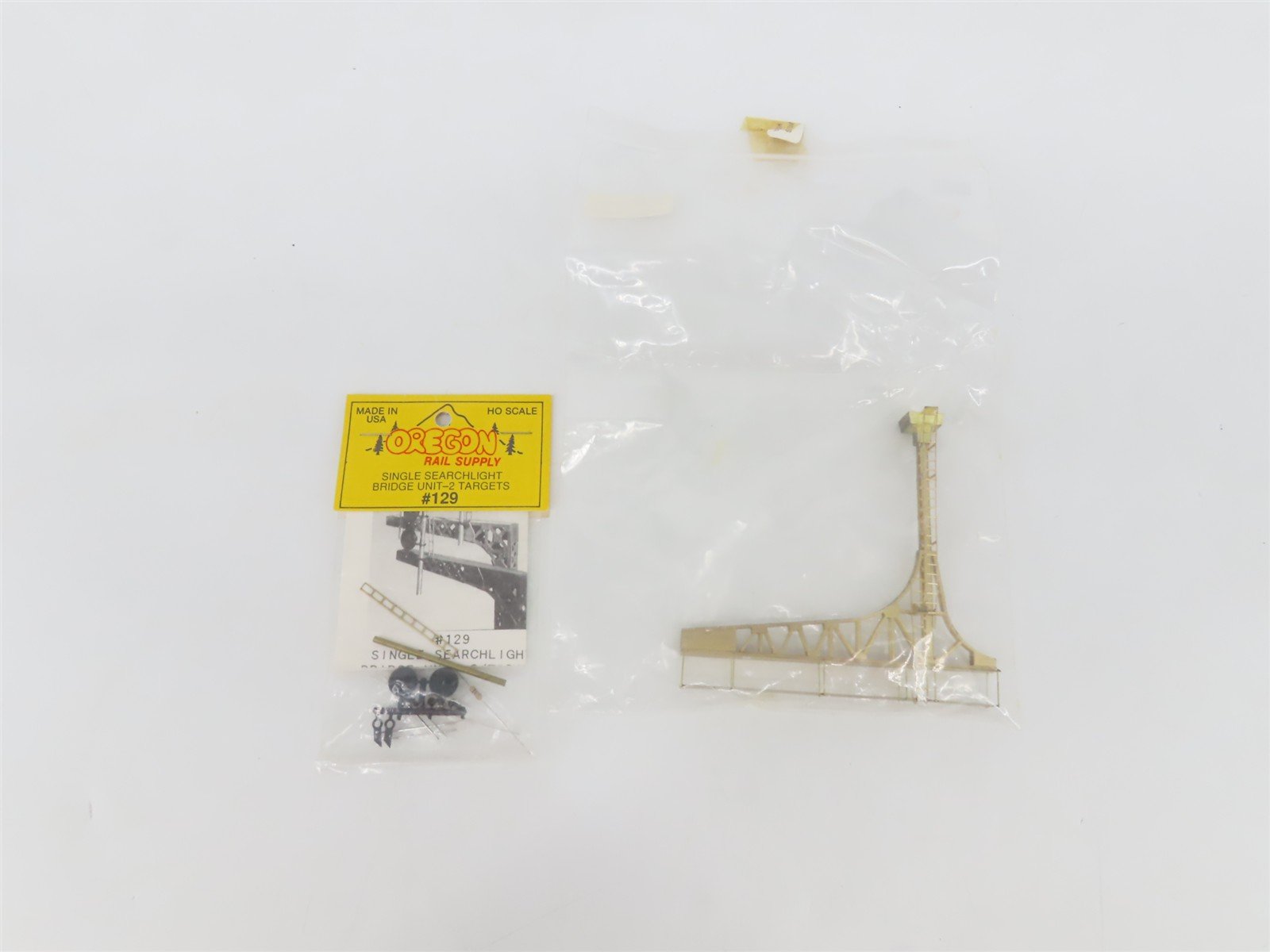 HO 1/87 Scale NJ International BRASS Cantilever-Style Signal Bridge w/Signal Kit