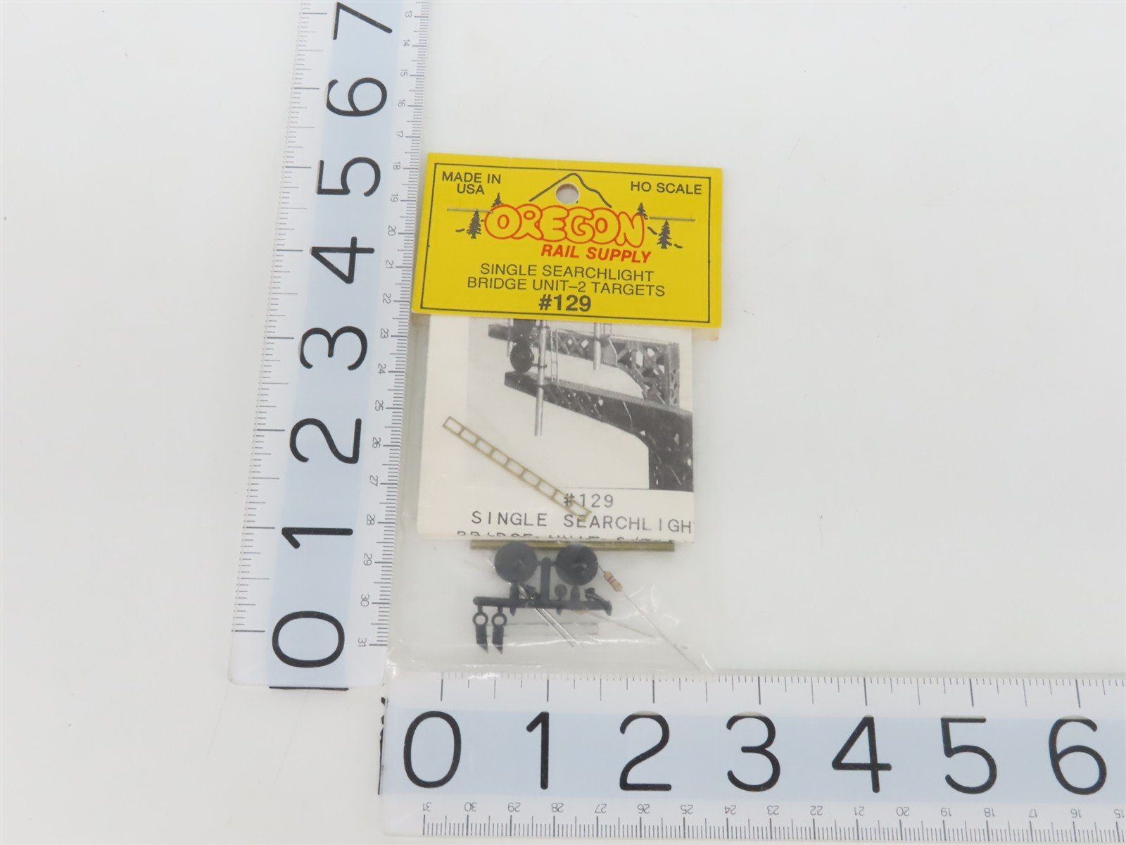 HO 1/87 Scale NJ International BRASS Cantilever-Style Signal Bridge w/Signal Kit