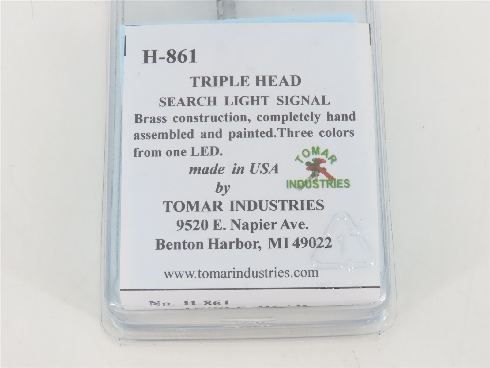 HO 1/87 Scale Tomar BRASS H-861 Triple Head Search Light Signal