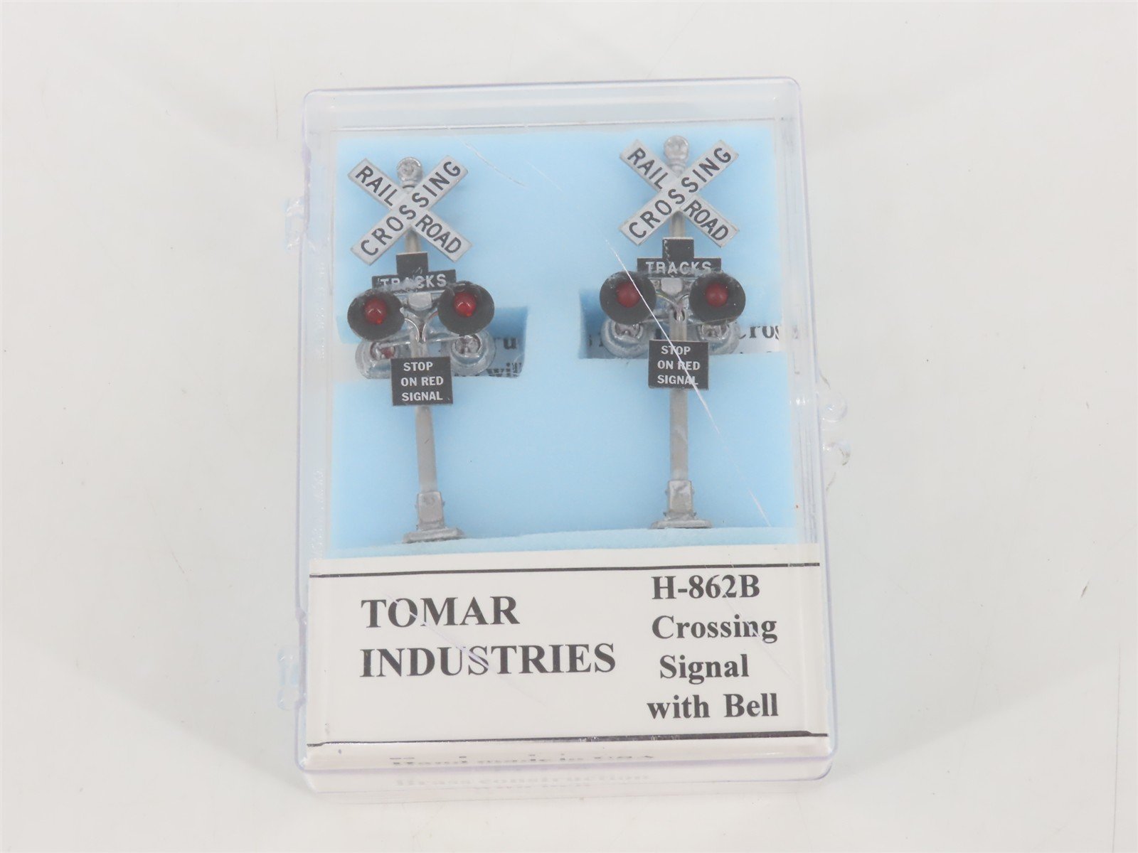 HO 1/87 Scale Tomar BRASS H-862B Railroad Crossing Signal w/ Bell