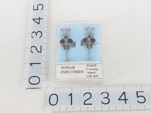 HO 1/87 Scale Tomar BRASS H-862B Railroad Crossing Signal w/ Bell