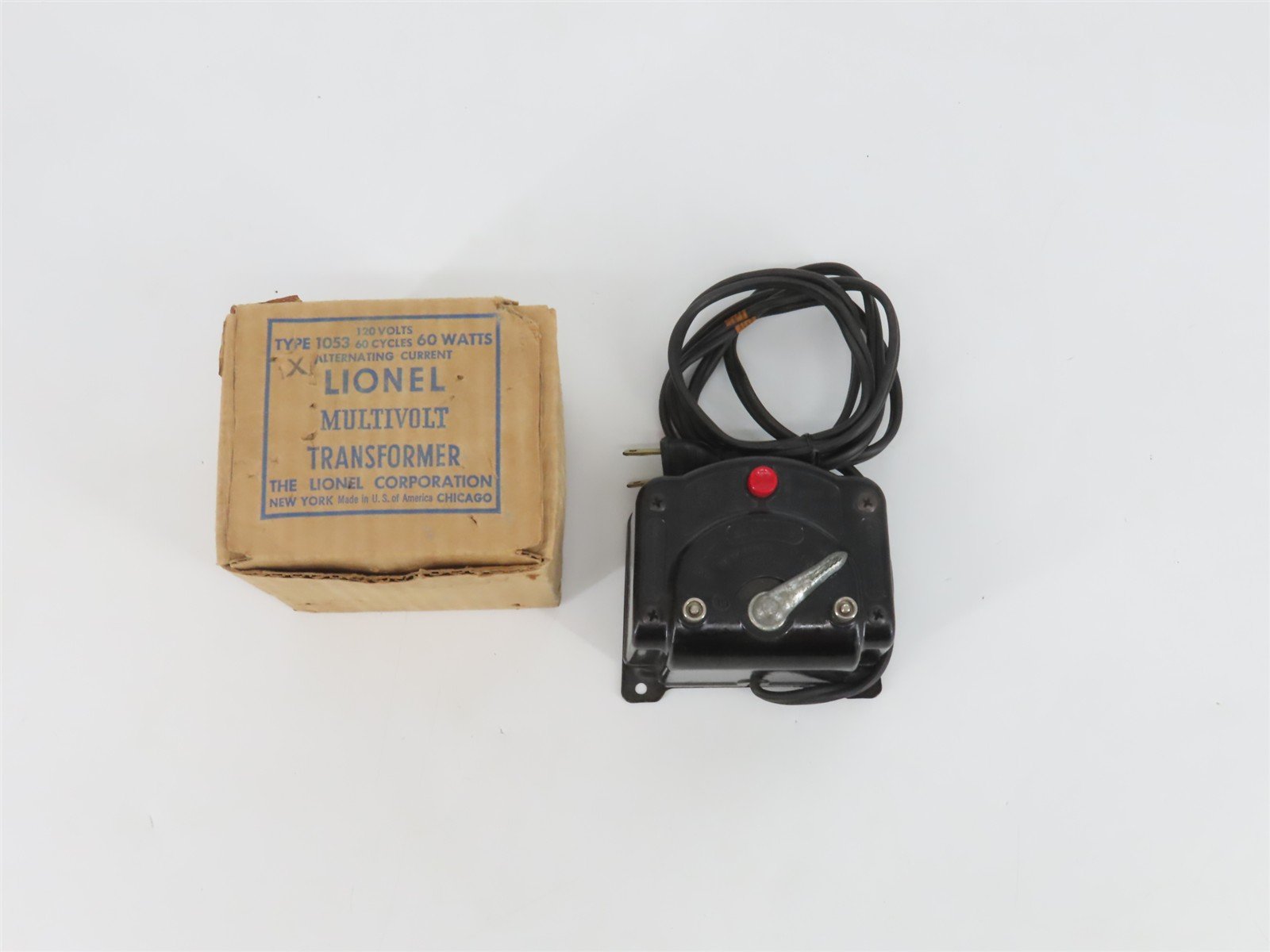 Lionel Type-1053 Multivolt 60 Watt AC Hobby Transformer